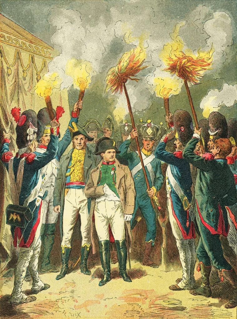 Frederic Theodore Lix - La vigilia della battaglia di Austerlitz